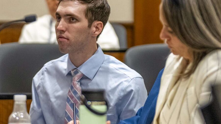 Tyler Robinson, accused in the fatal shooting of Charlie Kirk, appears during a hearing in 4th Dist...