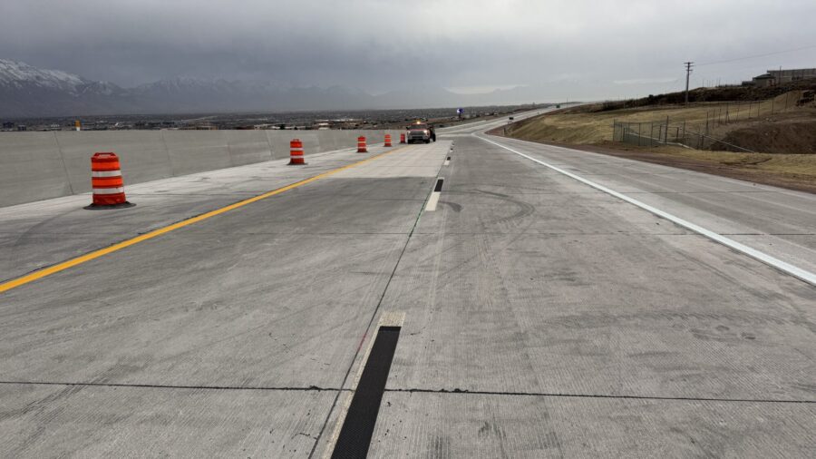 New section of Mountain View Corridor opens in Bluffdale....