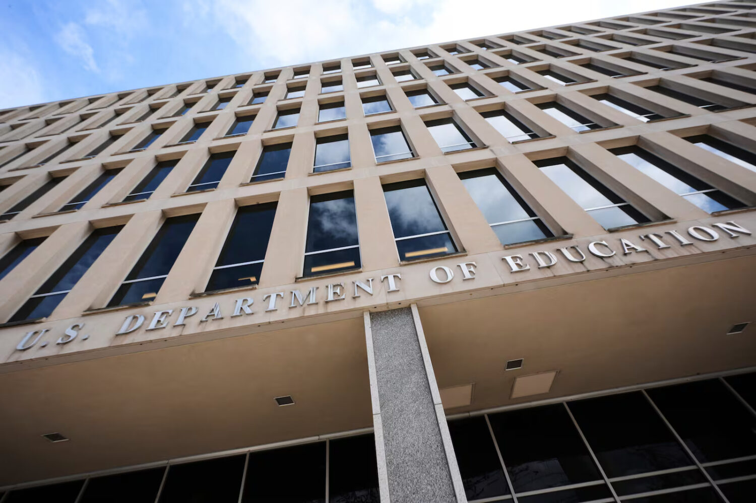 This is the Lyndon Baines Johnson Department of Education Building in Washington, D.C., on Monday, May 5, 2025.