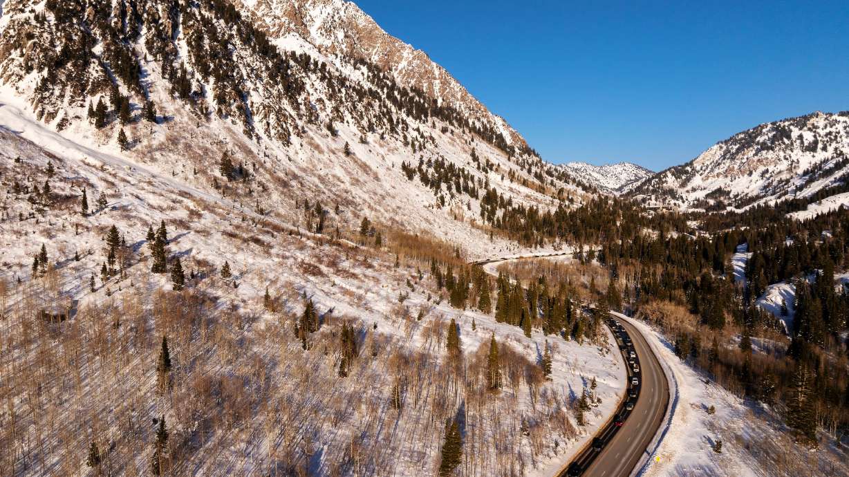 Little Cottonwood Canyon on Jan. 26. UDOT announced on Wednesday that it plans to increase bus serv...