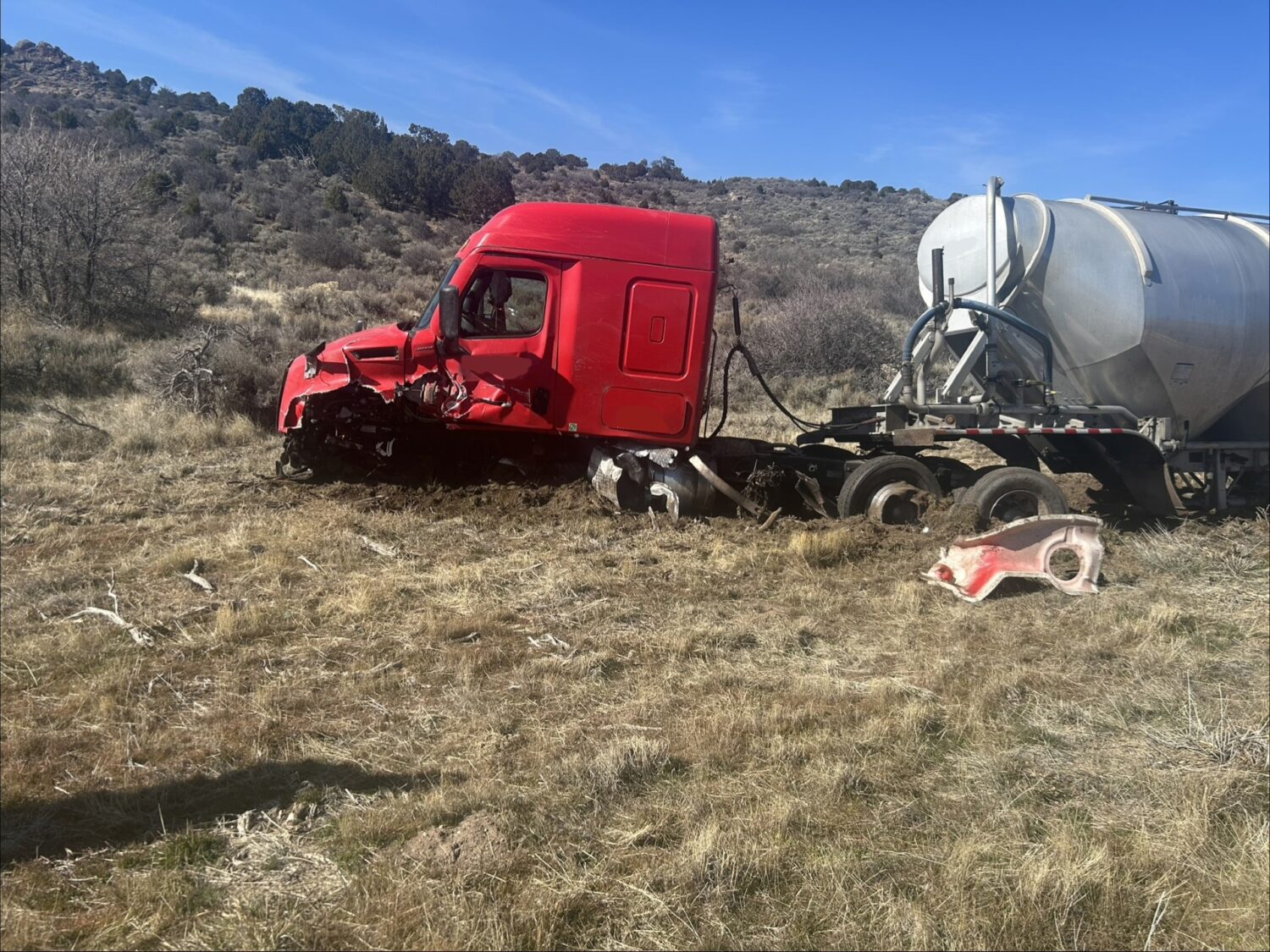 A driver was life-flighted out of Washington County on Saturday after a crash on SR-18. (Utah Highway Patrol)