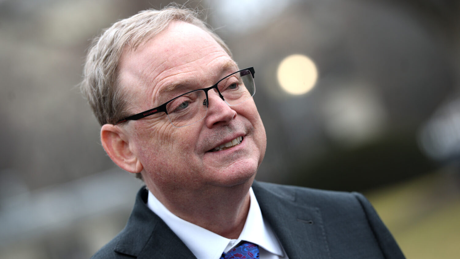 National Economic Council Director Kevin Hassett speaks to reporters outside of the White House on ...