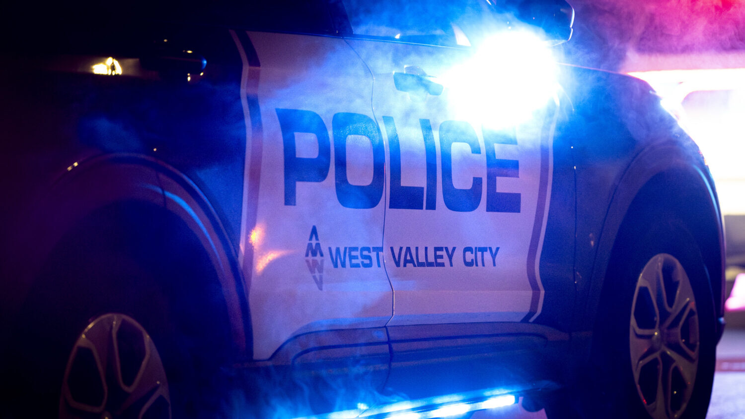 FILE — The West Valley City Police Department car on Tuesday, Jan. 13, 2026. (Isaac Hale, Deseret...