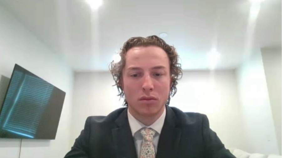 Former Brigham Young University football player Parker Kingston made a quick appearance in court Mo...