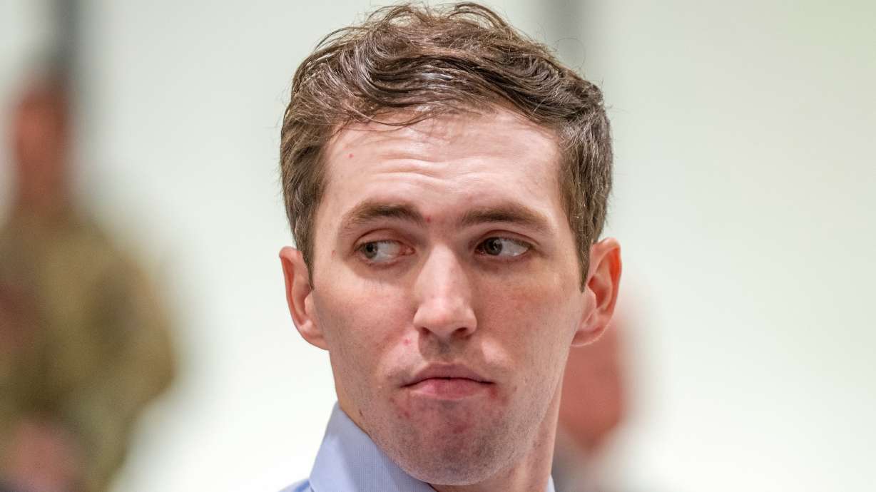 Tyler Robinson, charged with killing Charlie Kirk, appears in court in Provo, Dec. 11, 2025. Recent...