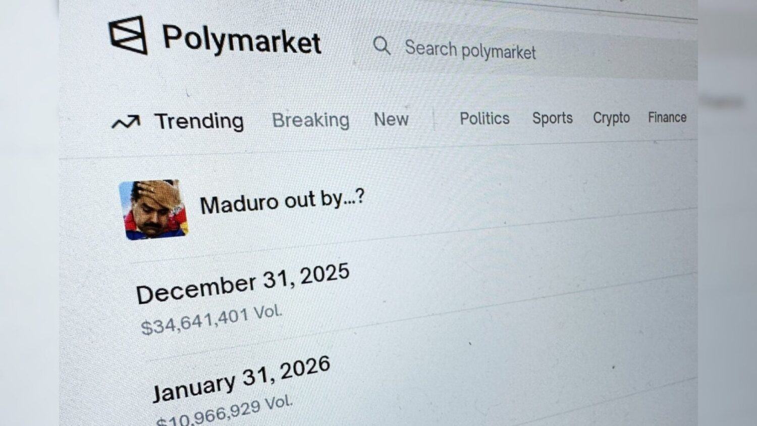polymarket...