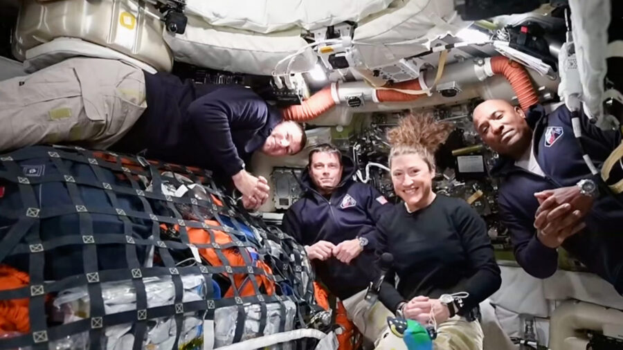 Astronauts aboard NASA’s Artemis II mission are set to make history Monday as they complete a rar...