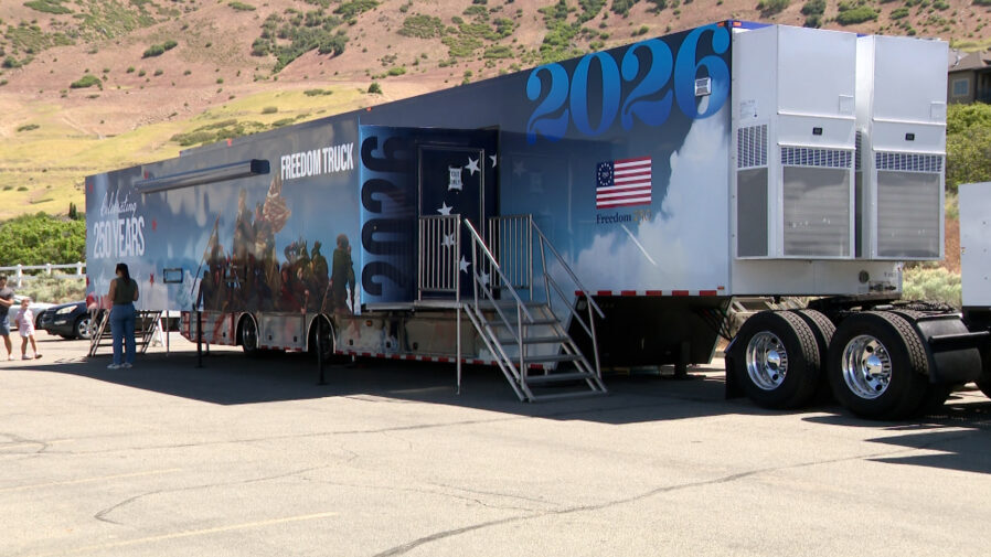 Freedom Truck visits Utah communities on nationwide tour The Freedom Truck is a traveling museum de...
