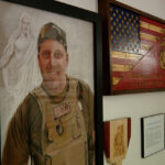 Items-honoring-Taylor-Hoover-in-Darin-Hoovers-home-Tanner-Siegworth-KSL-TV