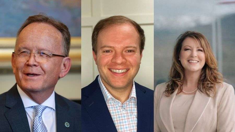 Senate President Stuart Adams, left, Braden Hess, center, and Stephanie Hollist, right, are pictured. (Photo: Kristen Murphy, Deseret News; Elect Braden Hess; and Vote Stephanie Hollist)