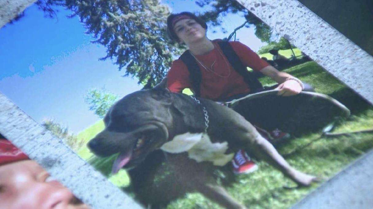 Police say Alex Franco, 21, was kidnapped from his Kearns neighborhood near 3800 West and 5700 South and later found dead. Family and friends mourned their loss at a vigil in his honor, where they brought photos of Franco, including this one. (Photo: Ray Boone, KSL)
