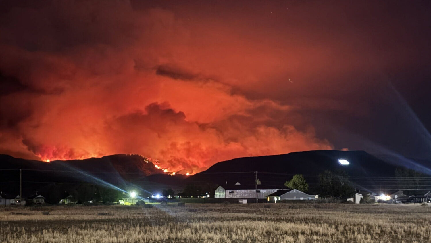 The Cottonwood Fire is pictured Tuesday, June 23, 2026. (U.S. Forest Service via Facebook)
