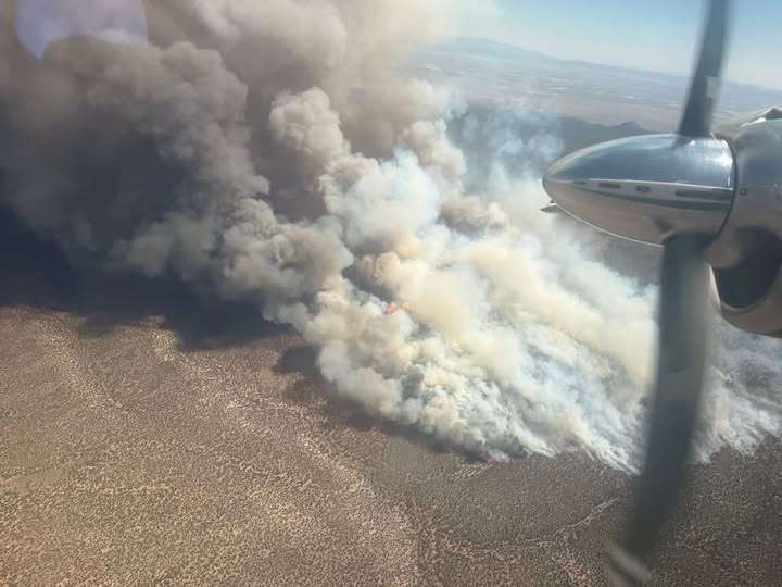 A new wildfire in Iron County is causing evacuations, officials said Tuesday. (Photo: Utah Fire Info)