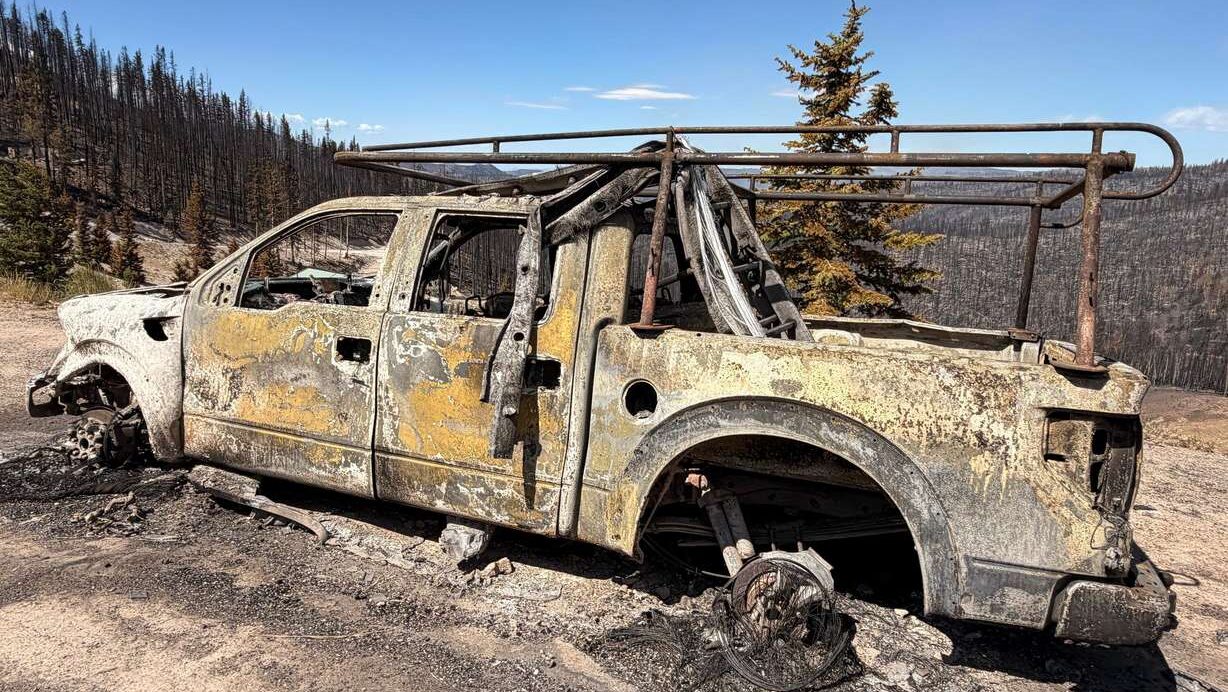 Charred remains of houses and vehicles in Eagle Point Resort’s West Village outside of Beaver, Tuesday, after the Cottonwood Fire torched much of the area. A dry winter and drier fuels have been the catalyst for Utah's active fire season so far. (Photo: Steve Mayer)