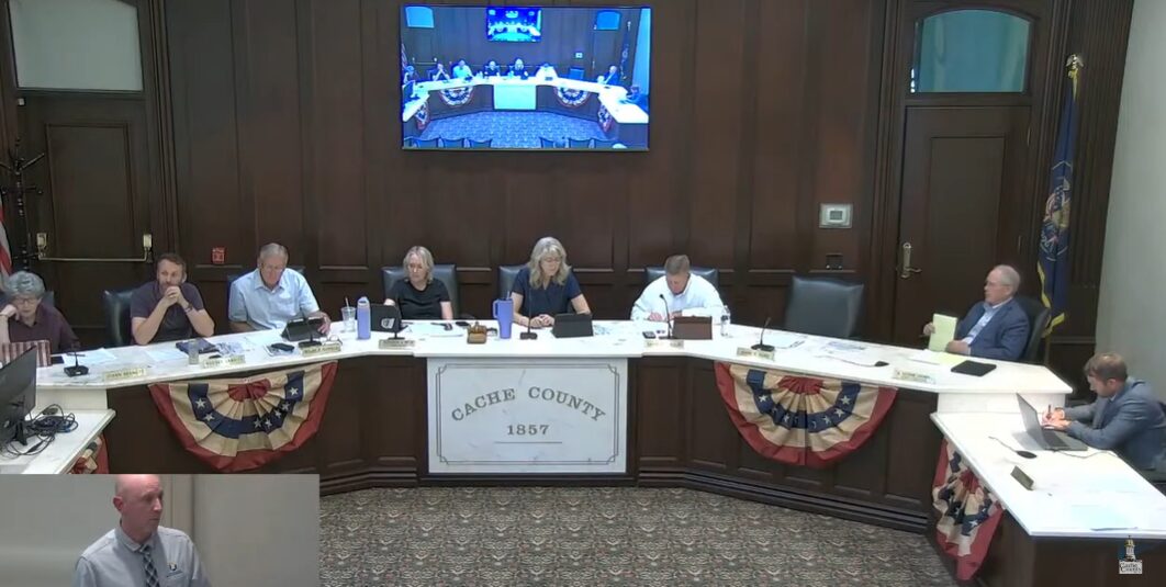 During a meeting of the Cache County Council on June 23, county official Brian Abbott presented a p...