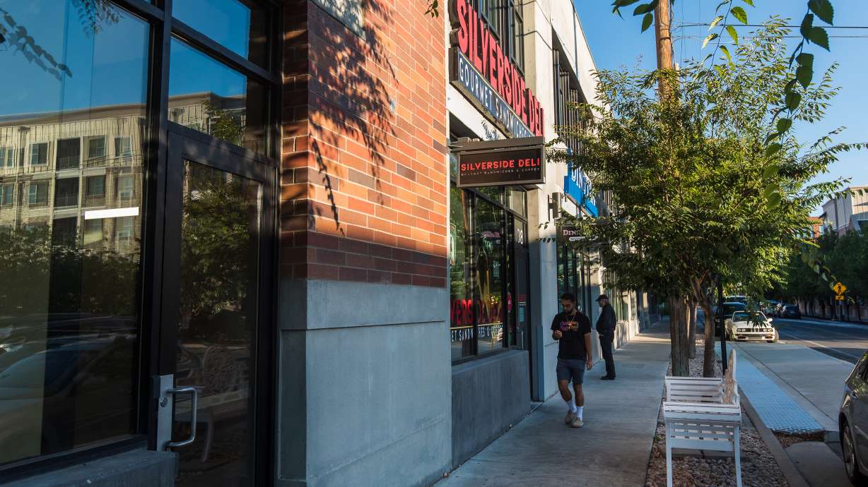 The exterior of Silverside Deli in Salt Lake City's Sugar House neighborhood is picture on Thursday...