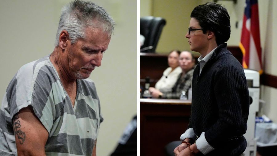 FILE: (L) Colin Gray, 54, the father of Apalachee High School shooting suspect (R) Colt Gray, 14. C...