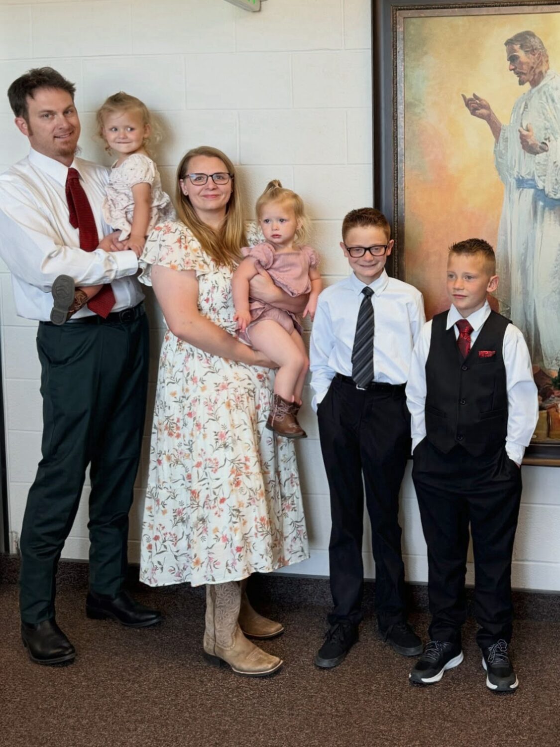 Sarah Marshall with her family. (Photo provided by the Marshall family)