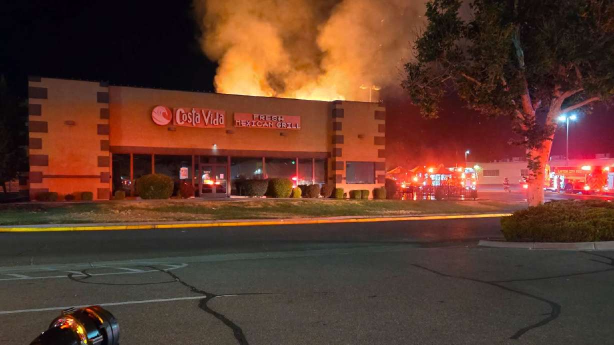 A Costa Vida restaurant caught fire in Layton late Saturday night. Police are asking for the public...