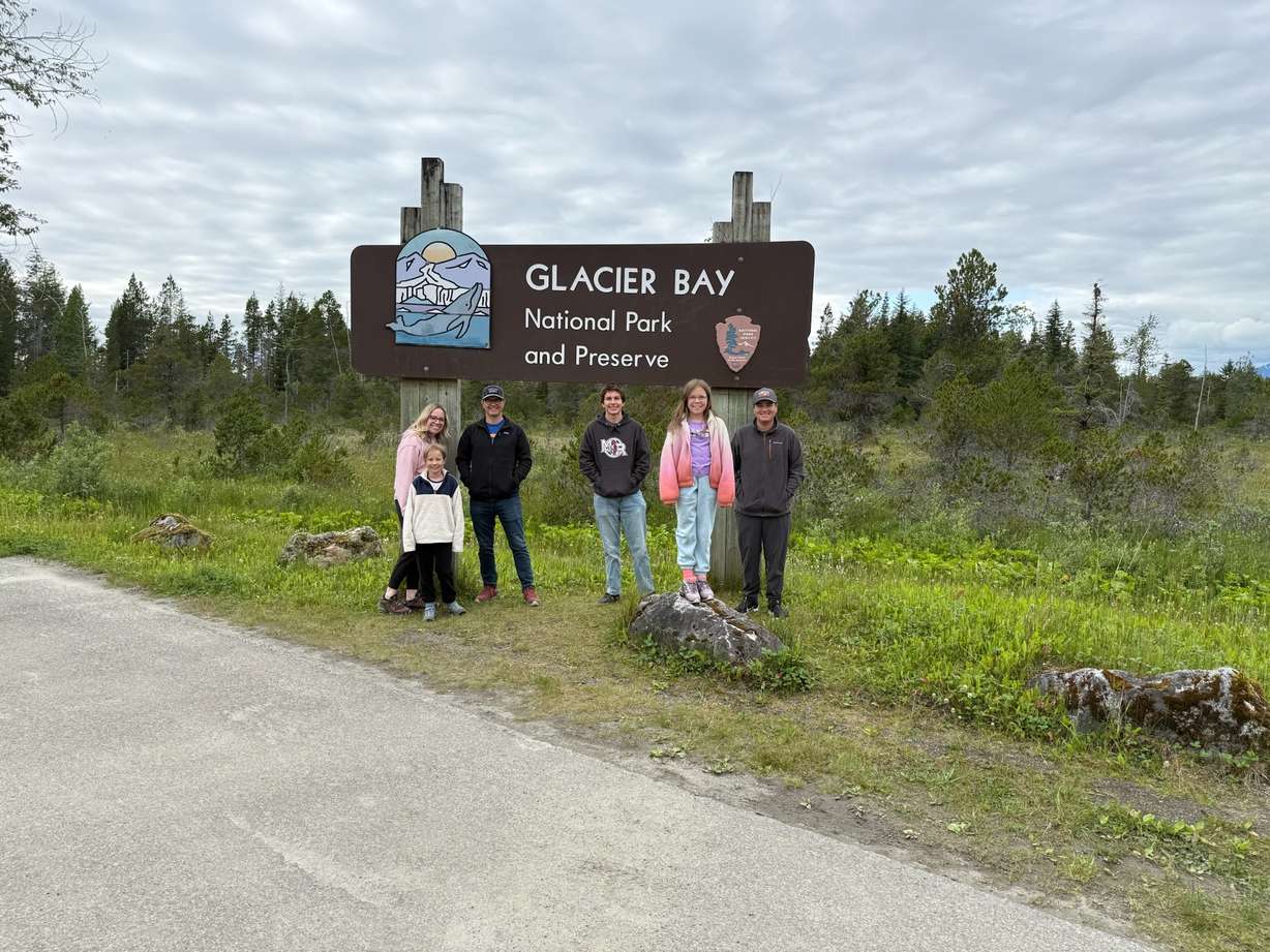 The Moon Family is pictured at the Glacier Bay National Park and Preserve in Alaska. (Photo: Moon family)