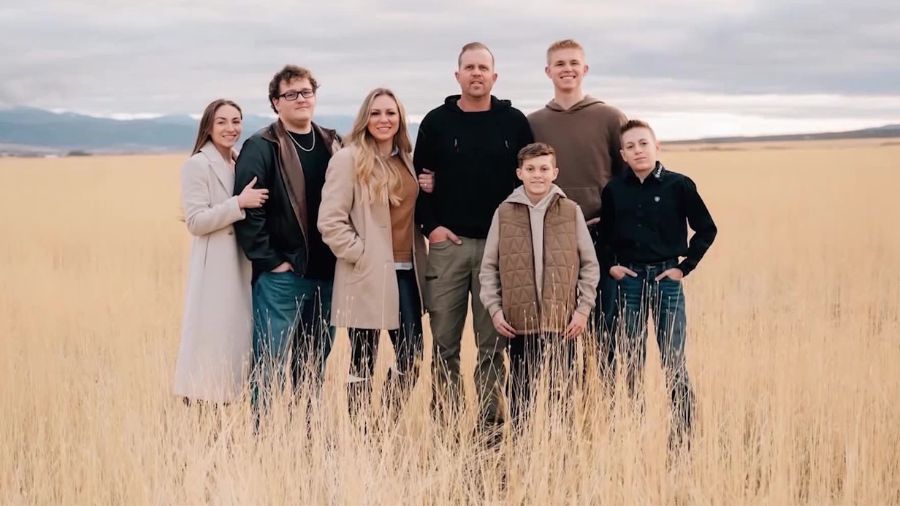 Provo fire chief and his family.