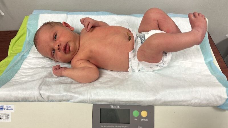 Andrew was slow to gain weight early on, which was one of the reasons his mom sought support from l...