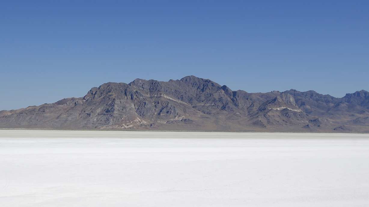 This image from 2016 shows the Bonneville Salt Flats. A man was flown to the hospital after crashin...