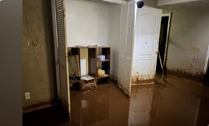 The community is coming together to help Utah Tech University Police Chief Wes LiCalzi and his family, who are displaced following the devastating flooding that tore through their Hurricane neighborhood Friday. (Utah Tech University)