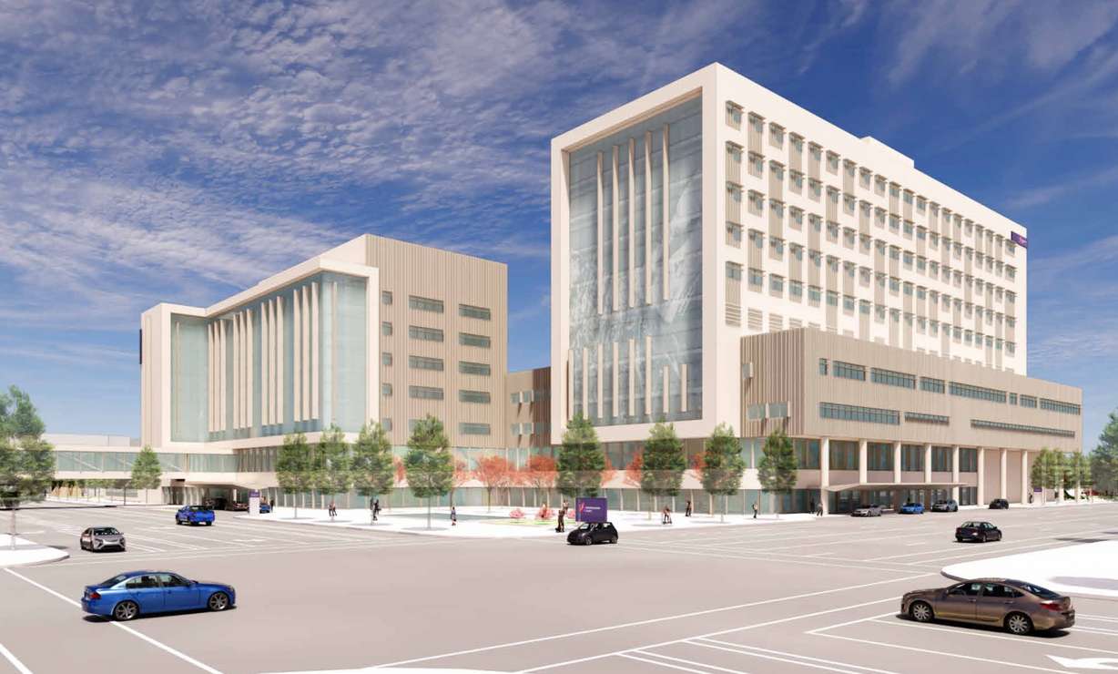 A rendering of the proposed "LDS Hospital replacement site" in Salt Lake City. Intermountain Health included the rendering in new documents sent to the city on Thursday. (Photo: Intermountain Health via Salt Lake City)