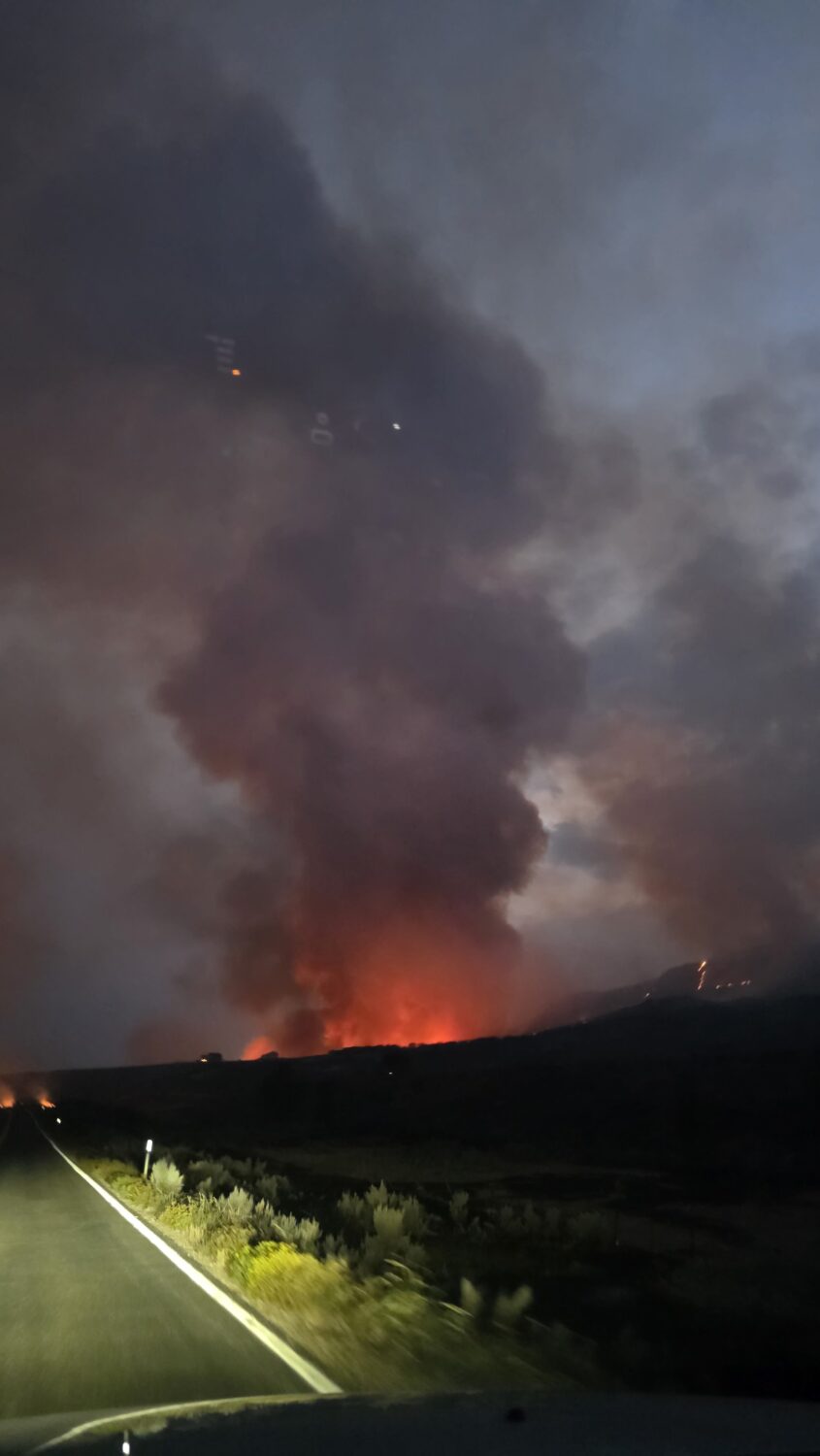 Image of the Rocky Canyon Fire (Photo: Utah Fire Info)
