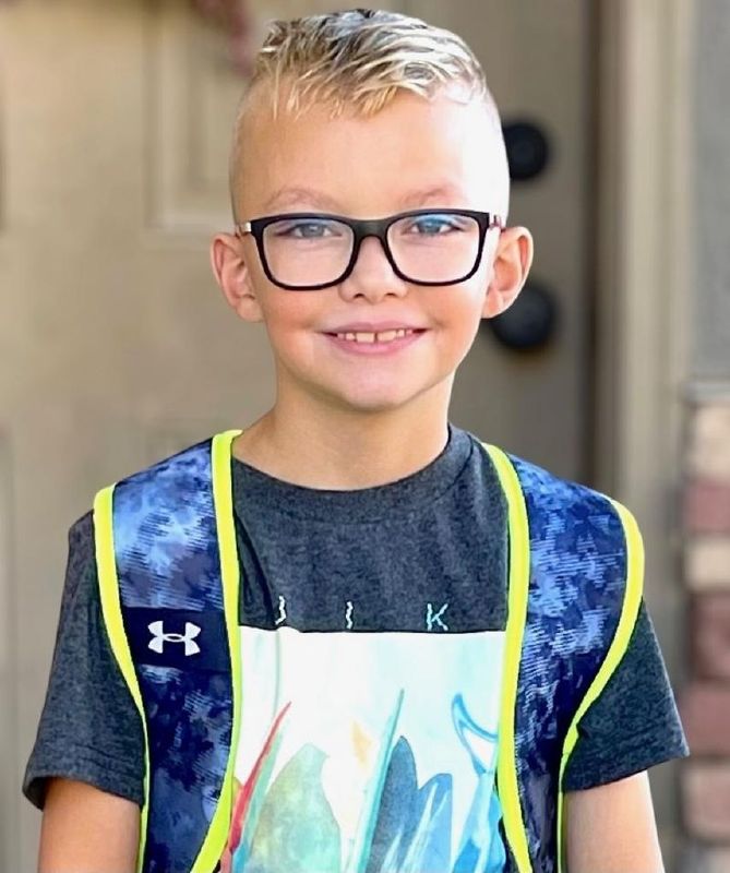 Eli Painter, 8, was shot and killed at his Saratoga Springs home on March 28, 2025. (Photo credit: family photo via Wing Mortuary)