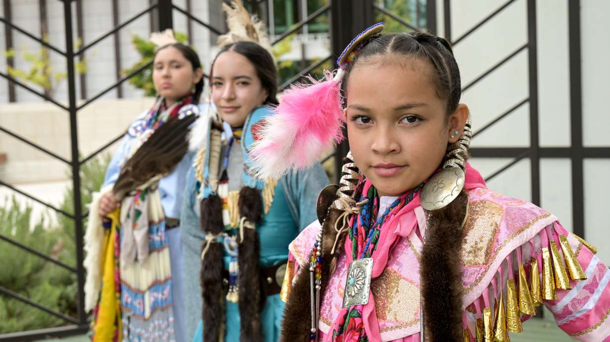 Youth from the Paiute Indian Tribe of Utah are sharing their tribe's history in a unique performanc...
