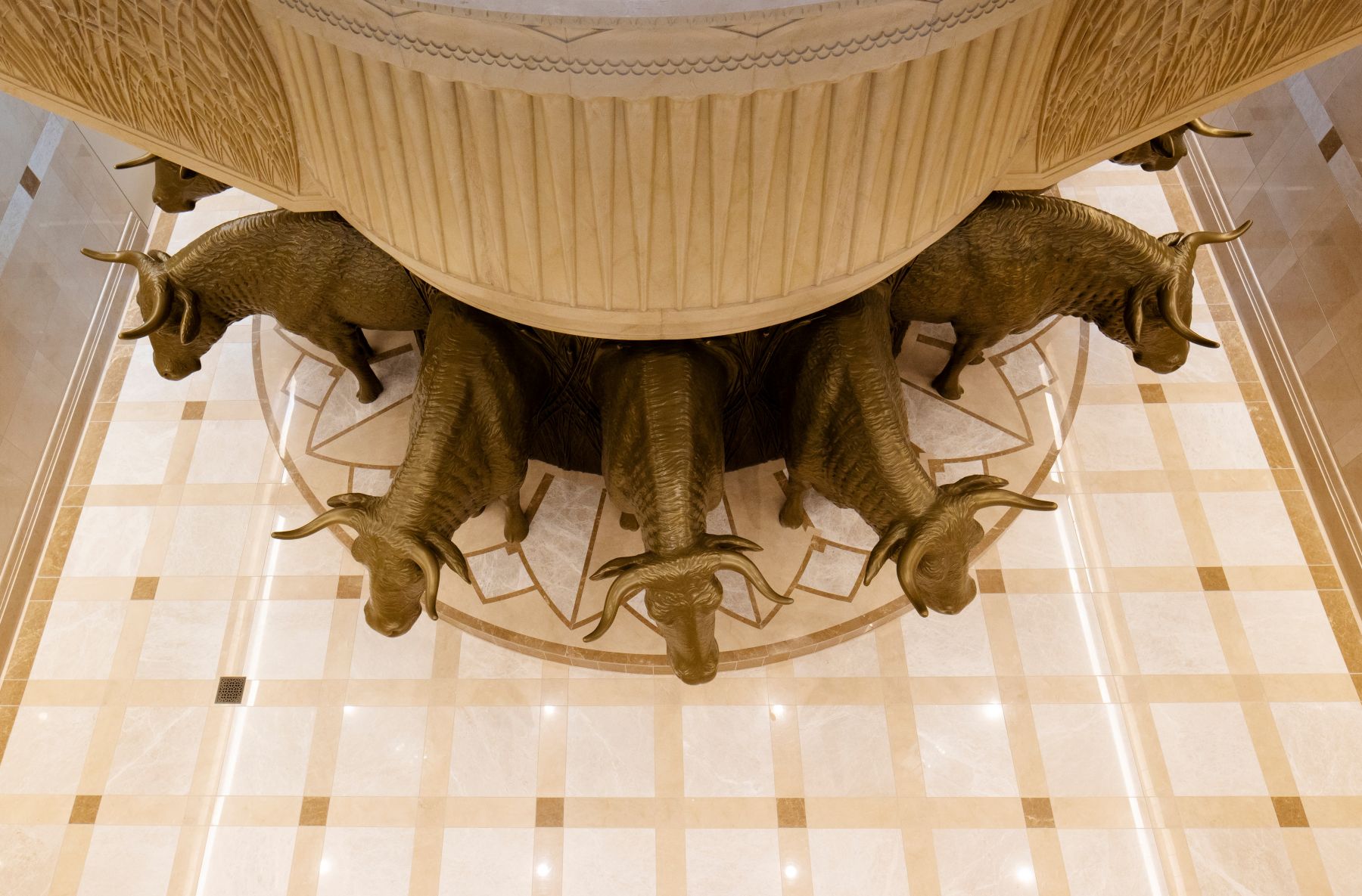 salt lake temple baptismal font